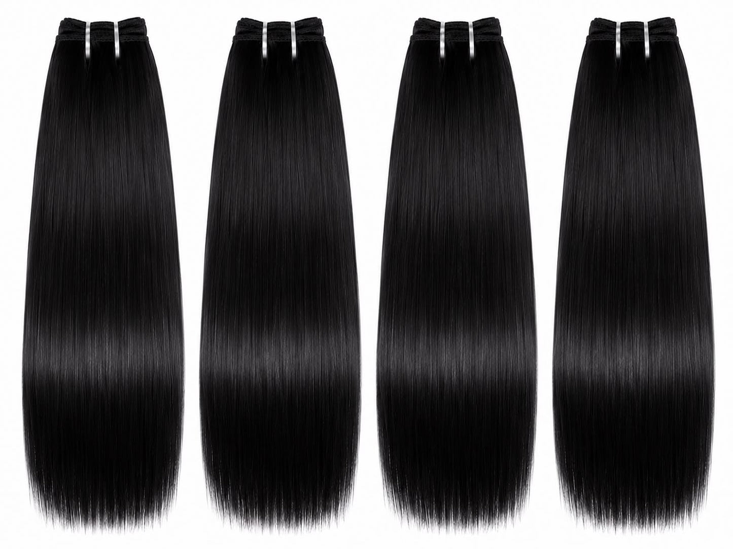 Mèches lisses - 4 Bundles